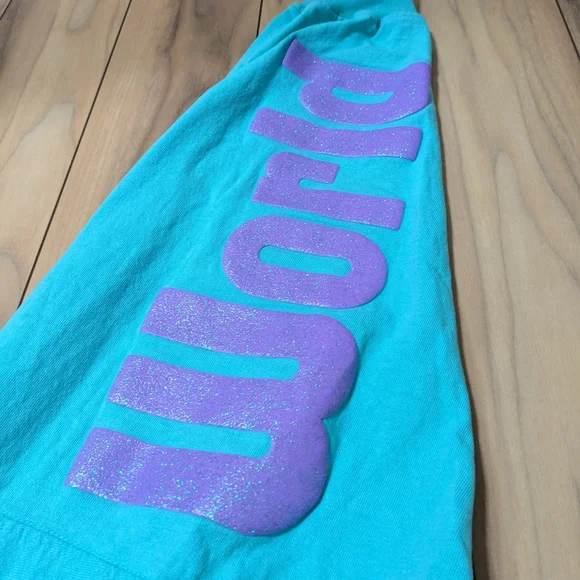 EUC! Walt Disney World Spirit Jersey Blue And Purple Ariel Theme Adult XL - Picture 4 of 13